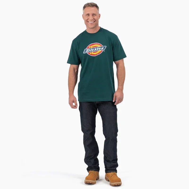 Camicie a maniche corte con logo grafico tricolore