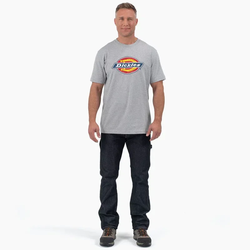 Camicie a maniche corte con logo grafico tricolore