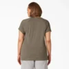 Camicie da donna taglie forti con pantaloncini e taschino Camicie da donna taglie forti con pantaloncini e taschino