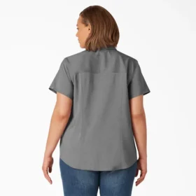Camicie da lavoro a pantaloncini rinfrescanti da donna taglie forti Camicie da lavoro a pantaloncini rinfrescanti da donna taglie forti