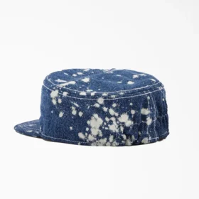 Cappellino da pittore in denim sbiancato Brain Dead