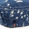 Cappellino da pittore in denim sbiancato Brain Dead