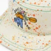 Cappellino da pittore in tela con schizzi di vernice Brain Dead Cappellino da pittore in tela con schizzi di vernice Brain Dead