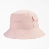 Cappello a secchiello con logo in script