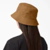 Cappello a secchiello in tela con logo in script Cappello a secchiello in tela con logo in script