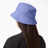 Cappello a secchiello in tela con logo in script Cappello a secchiello in tela con logo in script