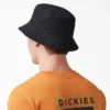 Cappello a secchiello in twill