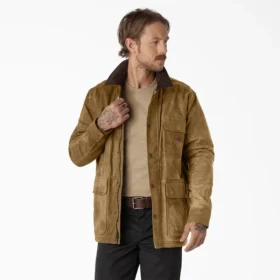 Cappotto da lavoro in tela completamente cerata