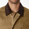 Cappotto da lavoro in tela completamente cerata