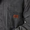 Cappotto da lavoro in tela completamente cerata