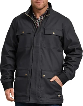Cappotto Flex in tela di cotone sabbiata