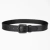 Cintura casual in pelle