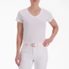 Cintura da donna con stampa logo e anello a D