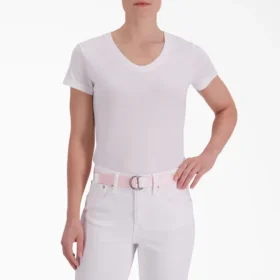 Cintura da donna con stampa logo e anello a D