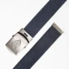 Cintura in tessuto con fibbia militare