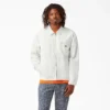 Eisenhower Jacket in tela di cotone stonewashed senza fodera