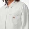 Eisenhower Jacket in tela di cotone stonewashed senza fodera