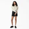 Felpa con cappuccio corta Oakport da donna