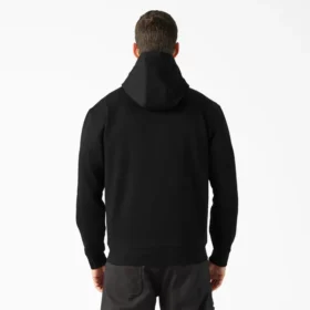 Felpa con cappuccio e zip a un quarto