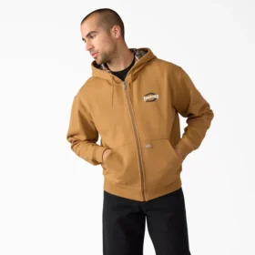 Felpa con cappuccio e zip Dickies X Thrasher