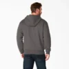 Felpa con cappuccio e zip integrale foderata in pile a pelo lungo Felpa con cappuccio e zip integrale foderata in pile a pelo lungo