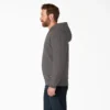 Felpa con cappuccio e zip integrale foderata in pile a pelo lungo Felpa con cappuccio e zip integrale foderata in pile a pelo lungo