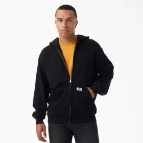 Felpa con cappuccio e zip integrale Fostoria