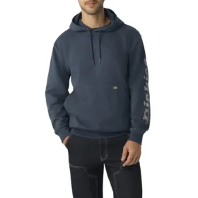 Felpa con cappuccio idrorepellente e logo sulle maniche