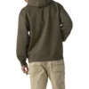 Felpa con cappuccio idrorepellente e logo sulle maniche Felpa con cappuccio idrorepellente e logo sulle maniche