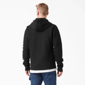 Felpa con cappuccio idrorepellente e logo sulle maniche Felpa con cappuccio idrorepellente e logo sulle maniche