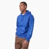 Felpa con cappuccio idrorepellente e logo sulle maniche