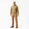 Felpa con cappuccio idrorepellente e logo sulle maniche