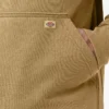 Felpa con cappuccio idrorepellente e logo sulle maniche