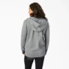 Felpa con cappuccio in pile con zip integrale da lavoro per donna