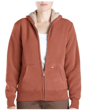 Felpa con cappuccio in pile Sherpa da donna Felpa con cappuccio in pile Sherpa da donna