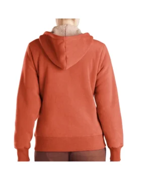 Felpa con cappuccio in pile Sherpa da donna Felpa con cappuccio in pile Sherpa da donna