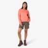 Felpa da donna idrorepellente con logo Felpa da donna idrorepellente con logo