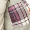 Giacca a camicia con cappuccio in flanella da donna Giacca a camicia con cappuccio in flanella da donna