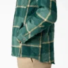 Giacca a camicia con cappuccio in flanella da donna Giacca a camicia con cappuccio in flanella da donna