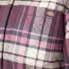 Giacca a camicia con cappuccio in flanella da donna Giacca a camicia con cappuccio in flanella da donna