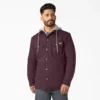 Giacca a camicia con cappuccio in tela di cotone