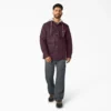 Giacca a camicia con cappuccio in tela di cotone