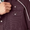 Giacca a camicia con cappuccio in tela di cotone