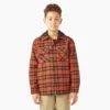 Giacca a camicia in flanella da ragazzo Giacca a camicia in flanella da ragazzo