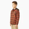 Giacca a camicia in flanella da ragazzo Giacca a camicia in flanella da ragazzo