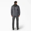 Giacca-camicia con cappuccio in flanella Giacca-camicia con cappuccio in flanella