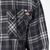 Giacca-camicia con cappuccio in flanella Giacca-camicia con cappuccio in flanella