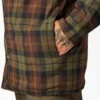 Giacca-camicia con cappuccio in flanella Giacca-camicia con cappuccio in flanella