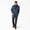 Giacca-camicia con cappuccio in flanella idrorepellente