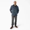 Giacca-camicia con cappuccio in flanella idrorepellente